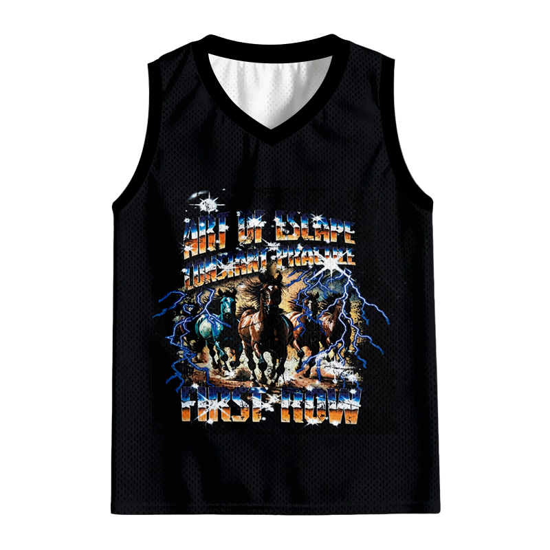 Tokyocanvas Art Of Escape Horse Jersey Tank