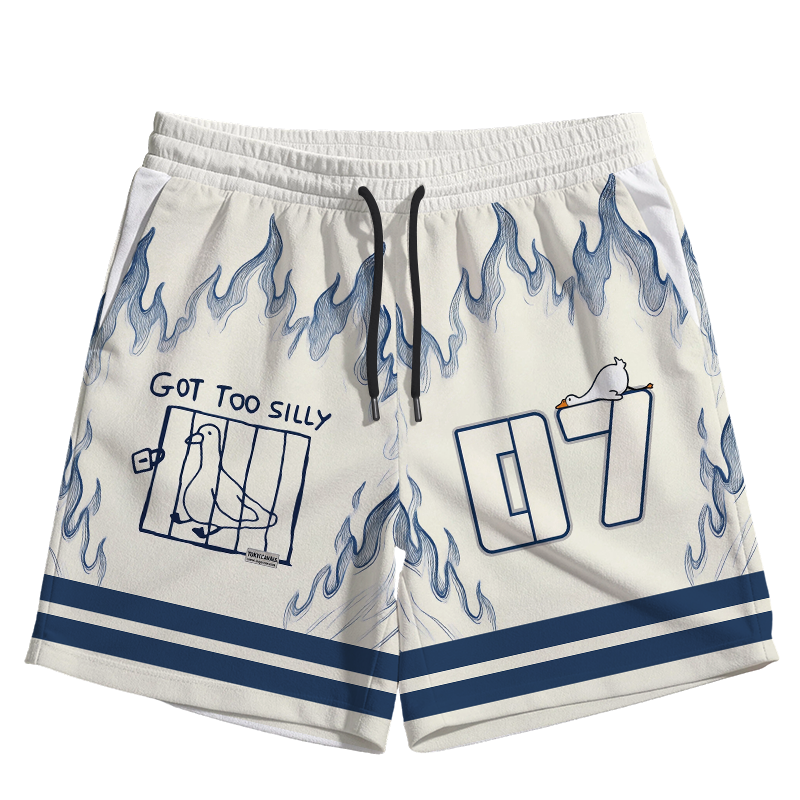 Tokyocanvas Got Too Silly Meme Jersey Short
