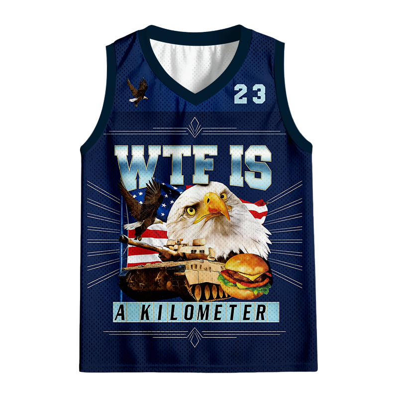 Tokyocanvas WTF Is A Kilometer Meme Jersey Tank