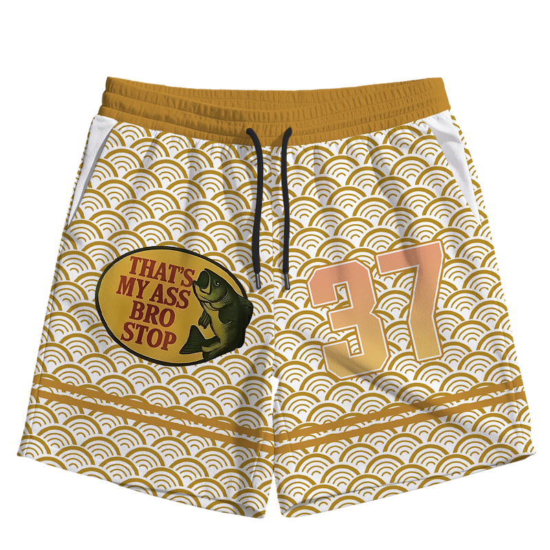 Tokyocanvas Bro Stop Meme Jersey Short