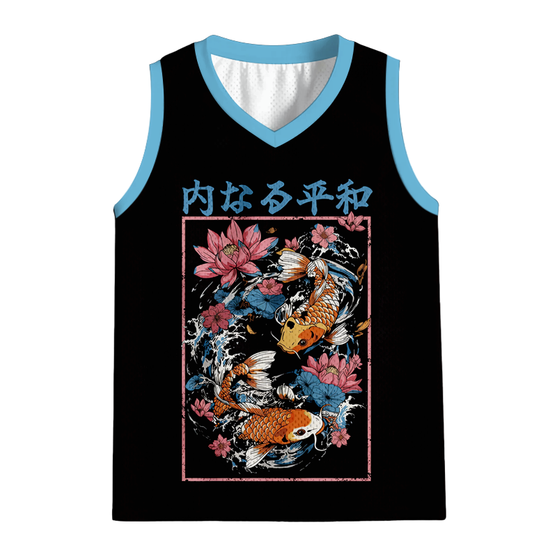 Tokyocanvas Koi Serenity Jersey Tank