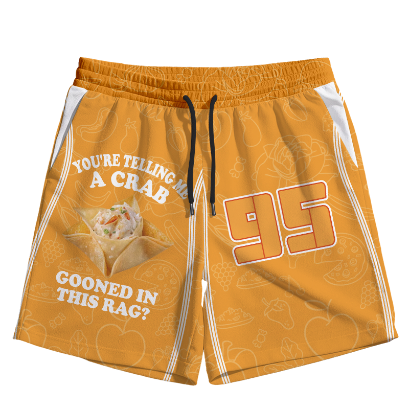 Tokyocanvas You're Telling Me A Crab Gooned in This Rag Jersey Short