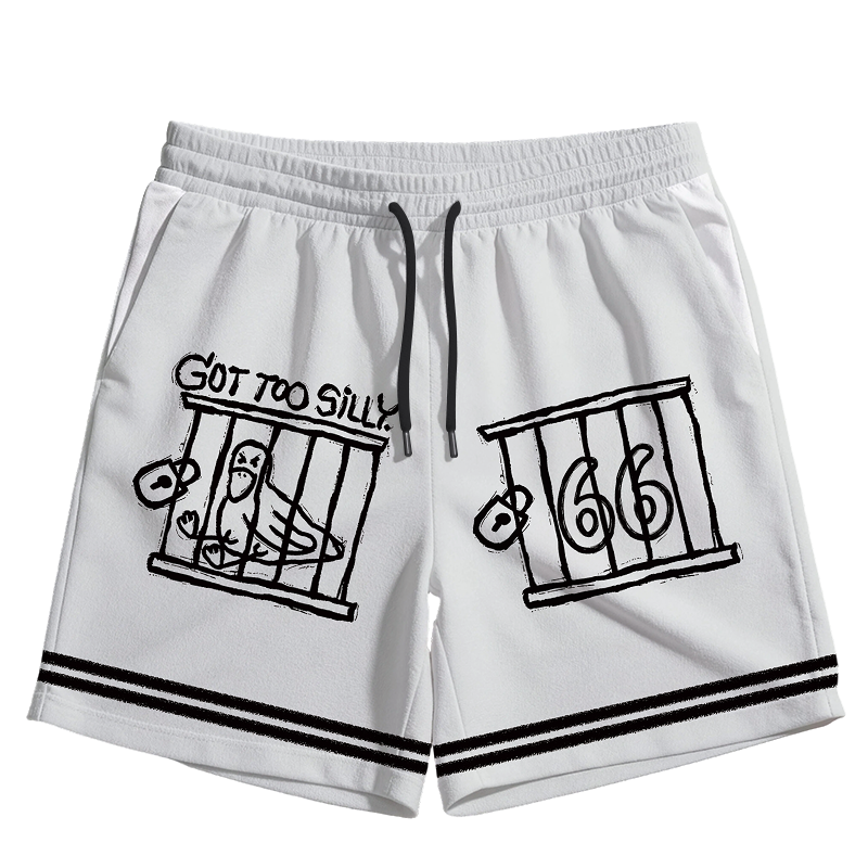 Tokyocanvas Lock Up A Stupid Goose Jersey Short