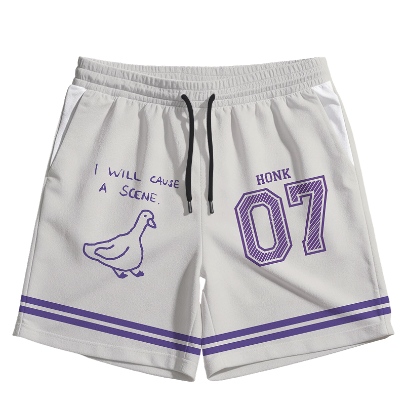 Tokyocanvas Stupid Goose Funny Jersey Short