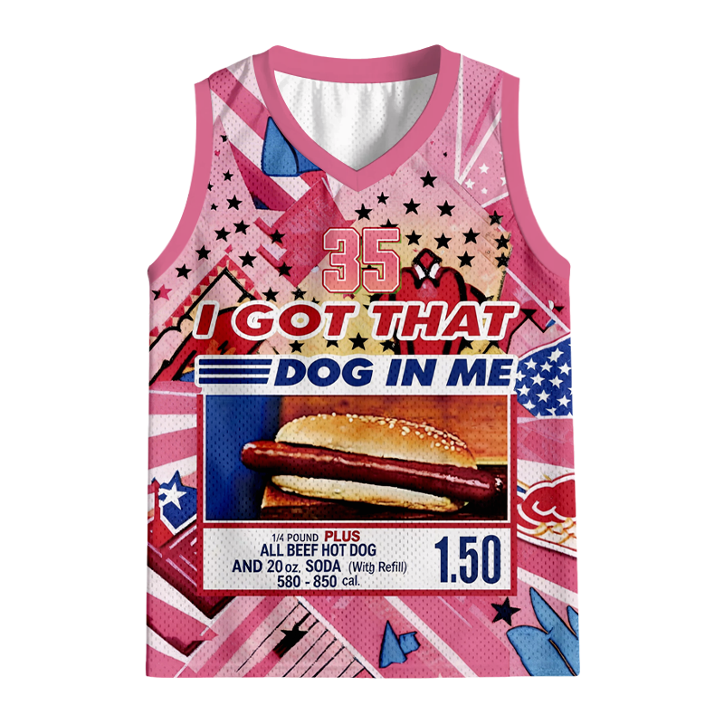 Tokyocanvas I Got That Dog Pink Jersey Tank