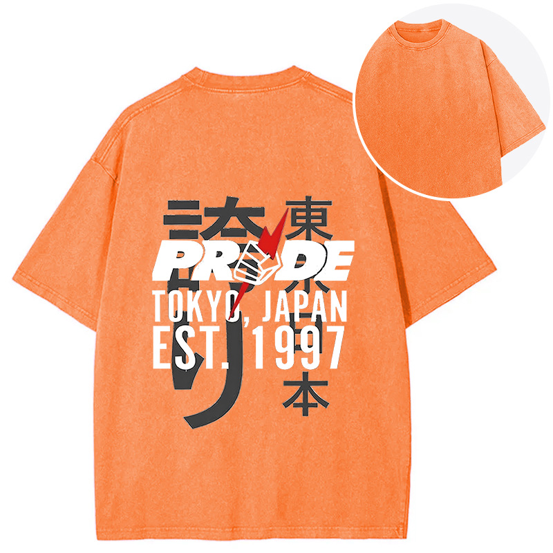 Tokyocanvas Pride FC Tokyo Japan Back Washed T-Shirt