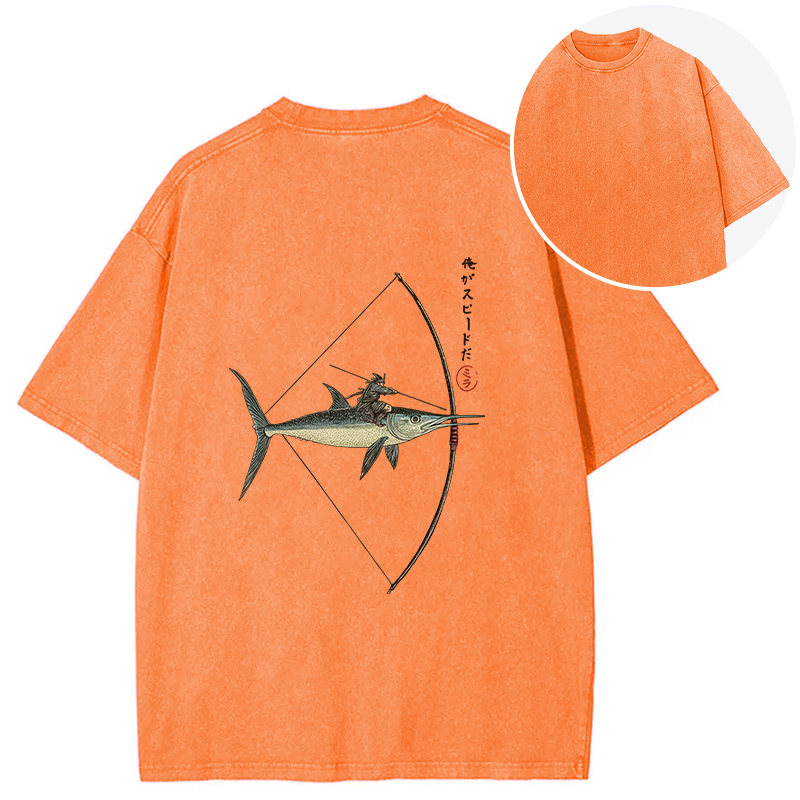 Tokyocanvas I Am Speed Back Washed T-Shirt