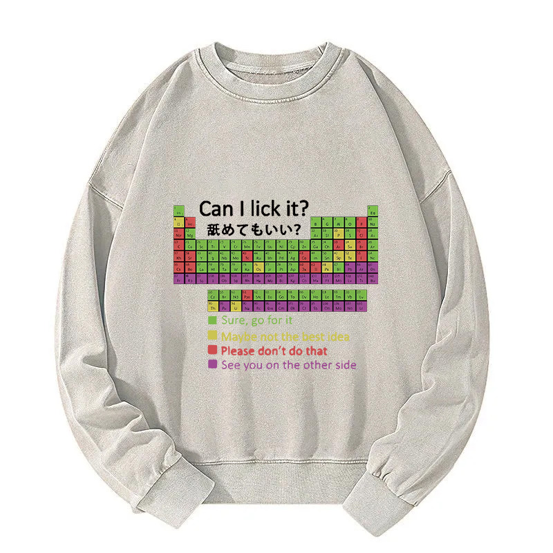 Tokyocanvas Can I Lick It Washed Sweatshirt