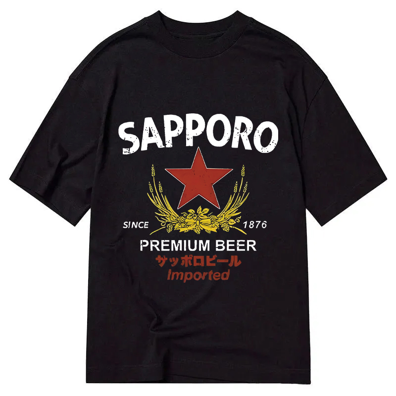 Tokyocanvas Sapporo Beer Essential Classic T-Shirt