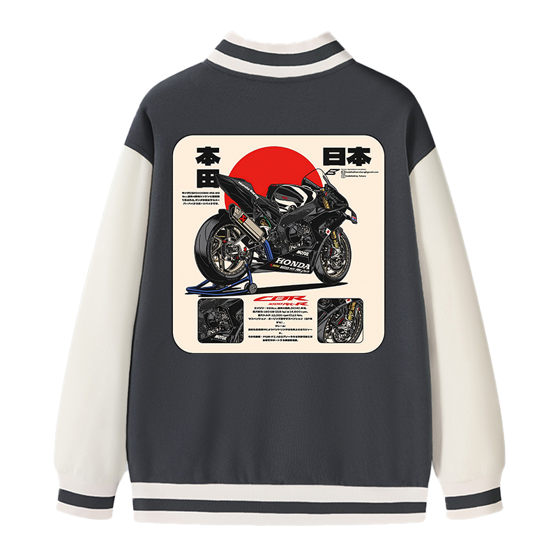 Tokyocanvas CBR 1000 RR-R Vector Motorcycle Varsity Jacket