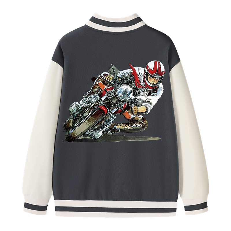 Tokyocanvas Motorcycle Boy Varsity Jacket