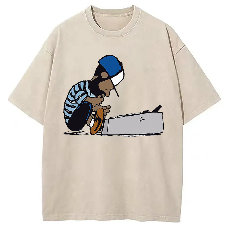 Tokyocanvas J Dilla Design Washed T-Shirt