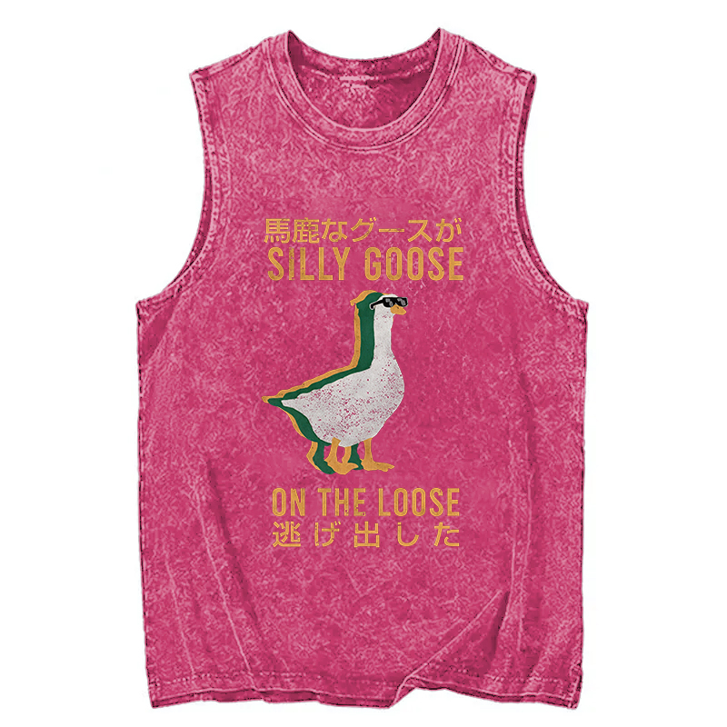 Tokyocanvas Silly Goose Japanese Washed Tank