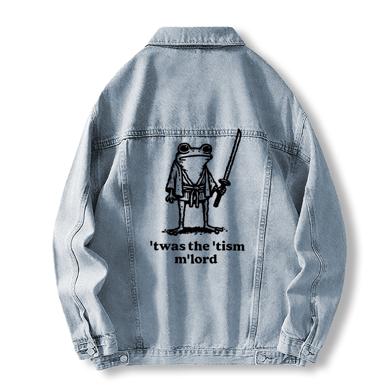 Tokyocanvas Focused Samurai Frog Jean Jackets