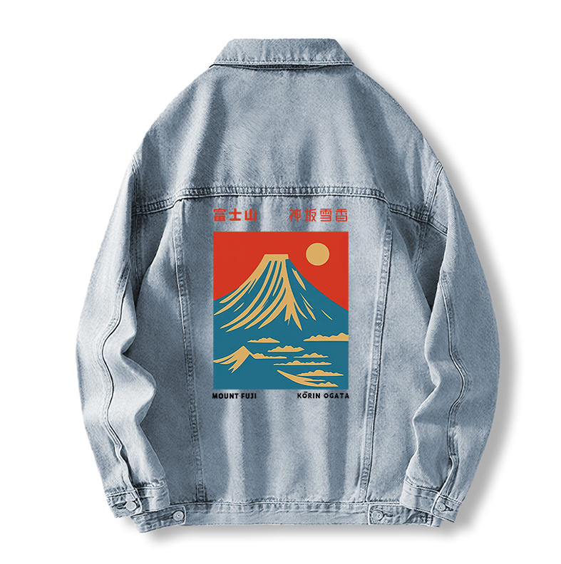Tokyocanvas Mount Fuji Vintage Jean Jackets