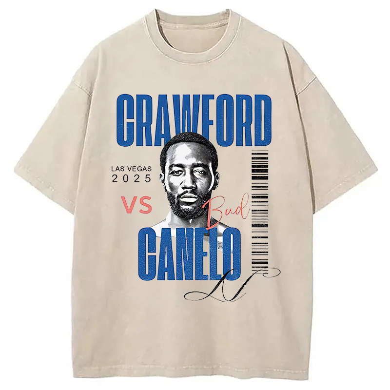 Tokyocanvas Terence Crawford Boxer Washed T-Shirt