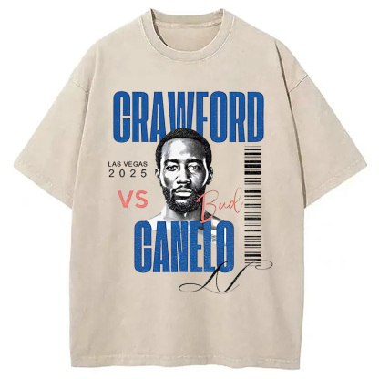 Tokyocanvas Terence Crawford Boxer Washed T-Shirt