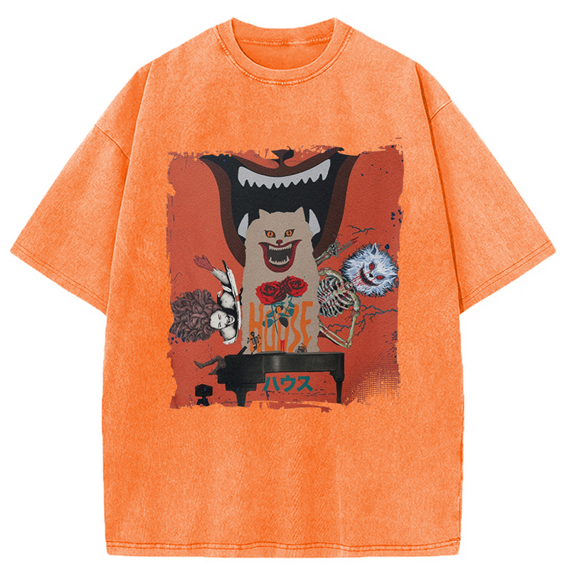 Tokyocanvas House Movie 1977 Washed T-Shirt