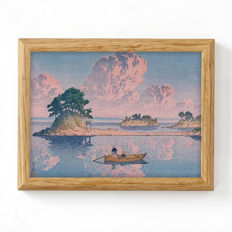 Tokyocanvas Kujukushima Shimabara Framed Art Print