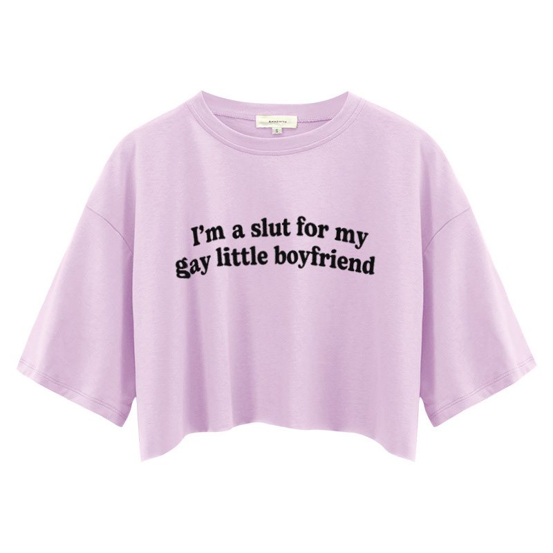 Tokyocanvas Slxt For My Gay BF Crop Top