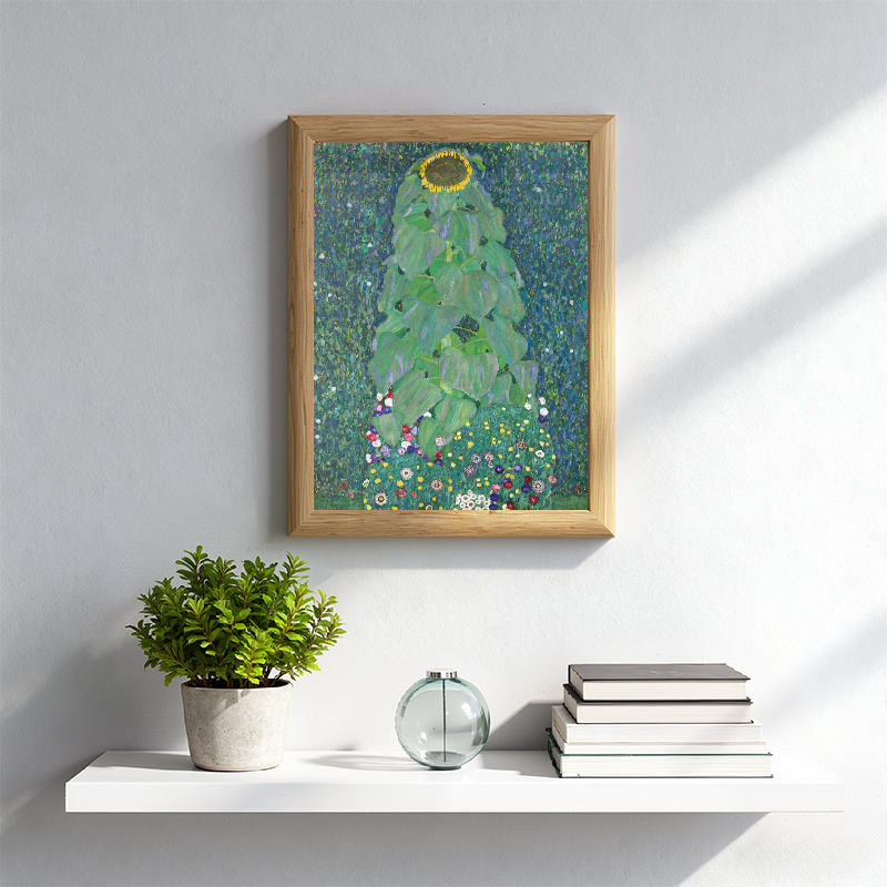 Tokyocanvas Sunflower Field Framed Art Print