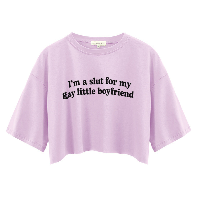 Tokyocanvas Slxt For My Gay BF Crop Top