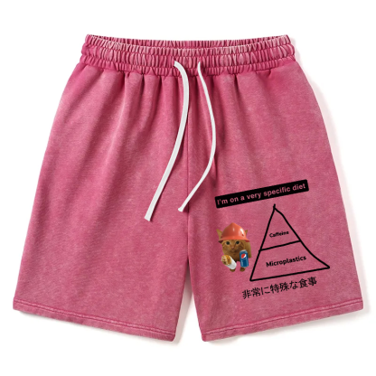 Tokyocanvas A Very Specific Diet Cat Meme Washed Short