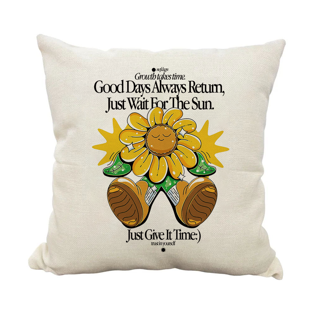 Tokyocanvas Wait For The Sunshine Pillow