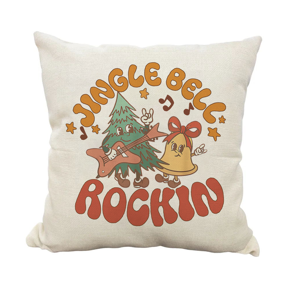 Tokyocanvas Jingle Bell Rockin Pillow