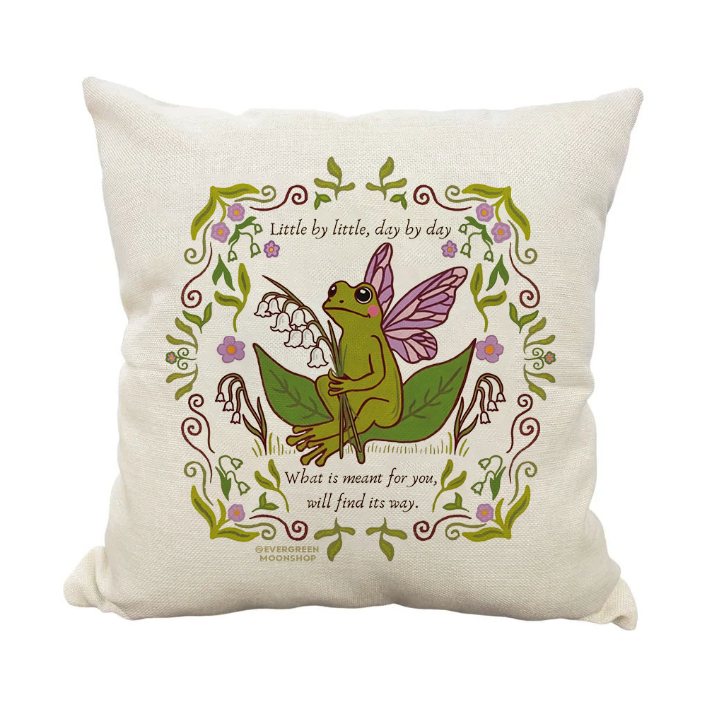 Tokyocanvas Frog Fairy Pillow