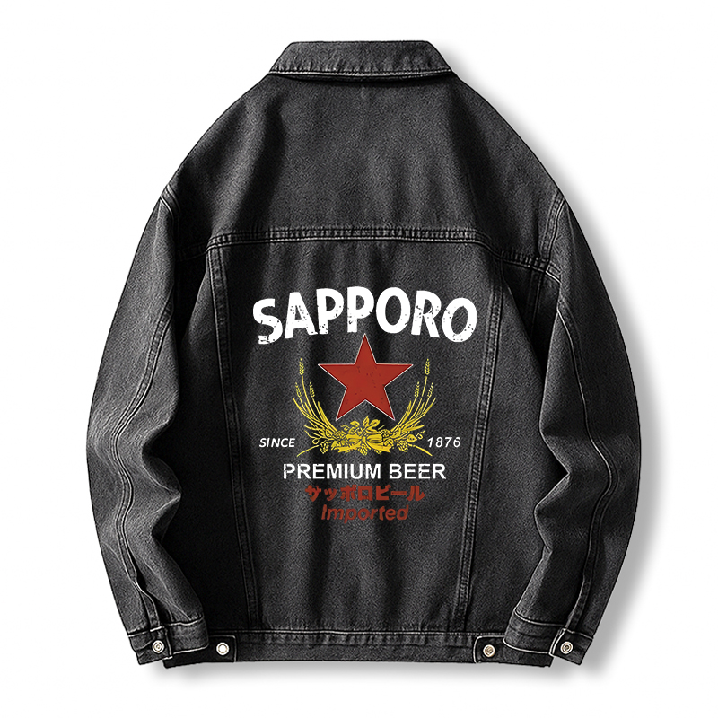Tokyocanvas Sapporo Beer Essential Jean Jackets