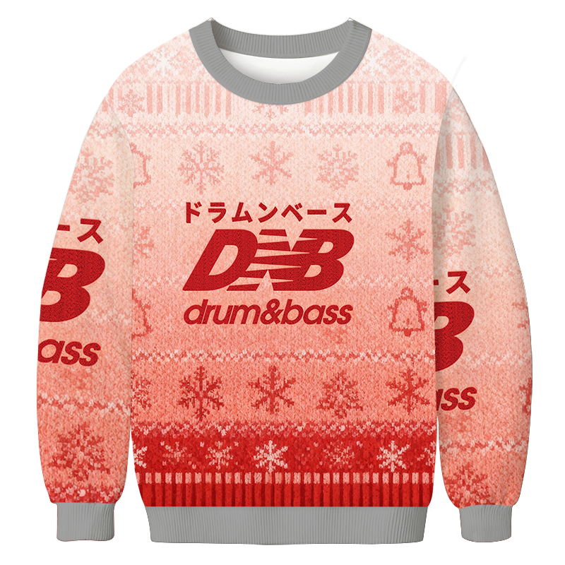 Tokyocanvas Drum And Bass Japan Christmas Ugly Sweatshirt