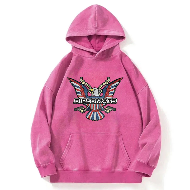 Tokyocanvas Retro Dipset Diplomats Logo Washed Hoodie
