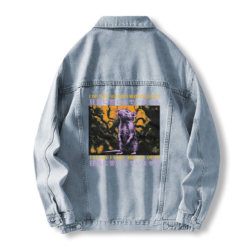 Tokyocanvas I Enjoy Every Minute Of It Japanese Jean Jackets