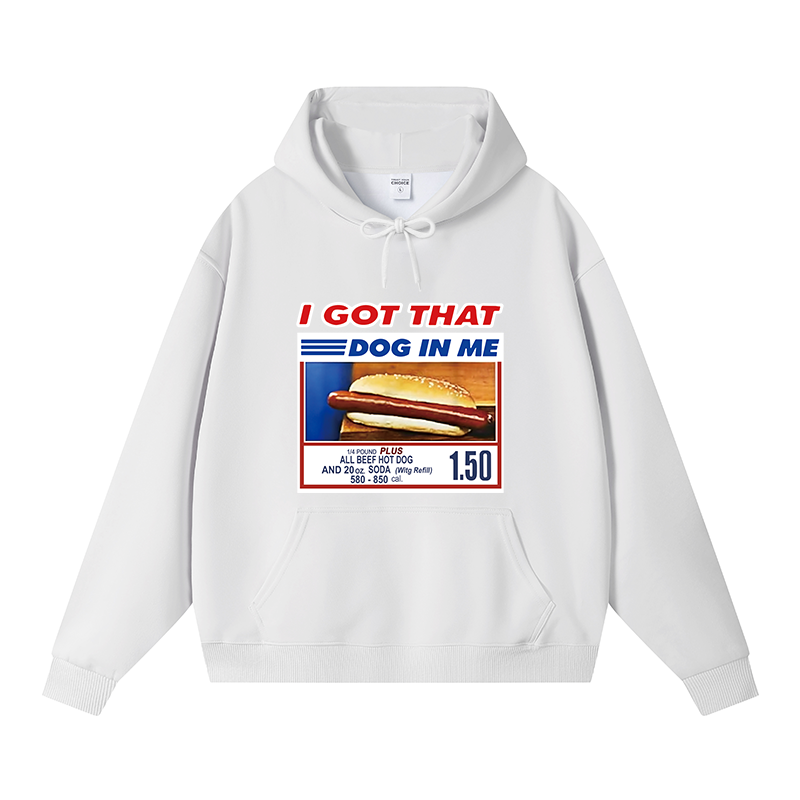 Tokyocanvas I Got That Dog In Me Fleece Lined Hoodie