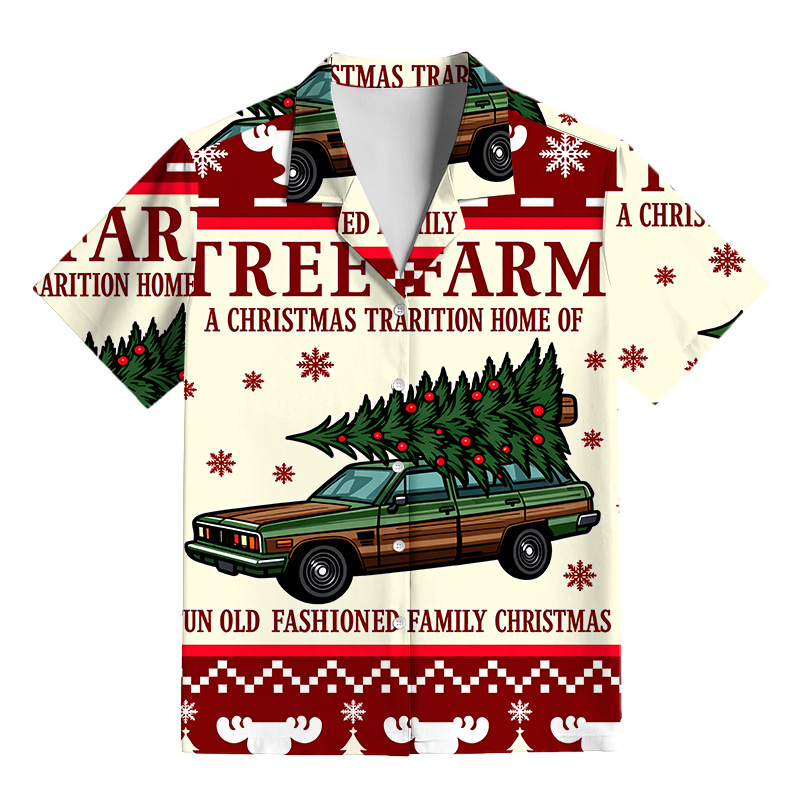 Tokyocanvas Christmas Tree Farm Pajama Set
