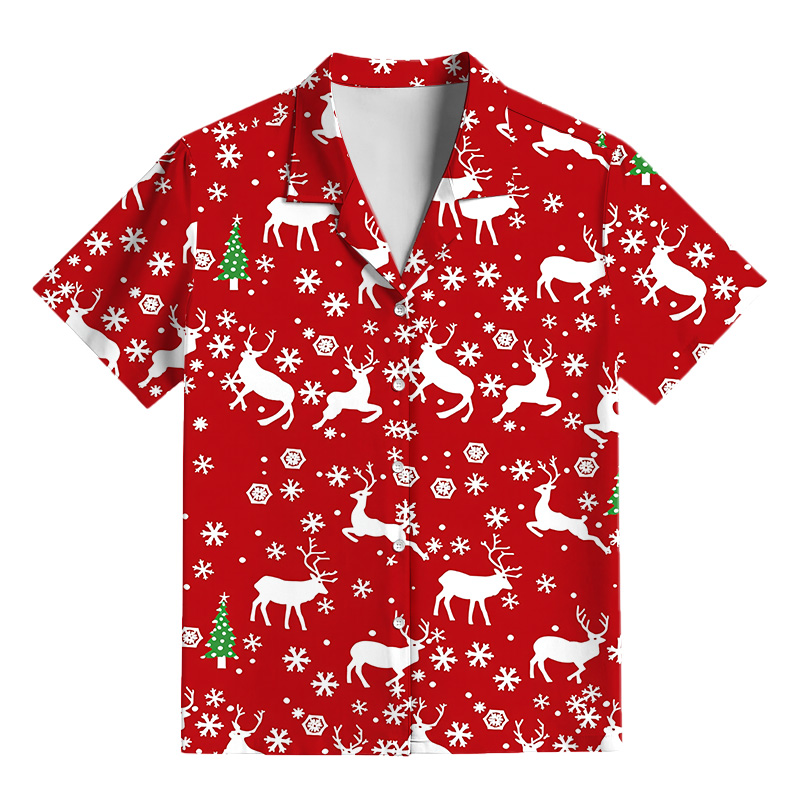 Tokyocanvas Funny Reindeer Christmas Pajama Set