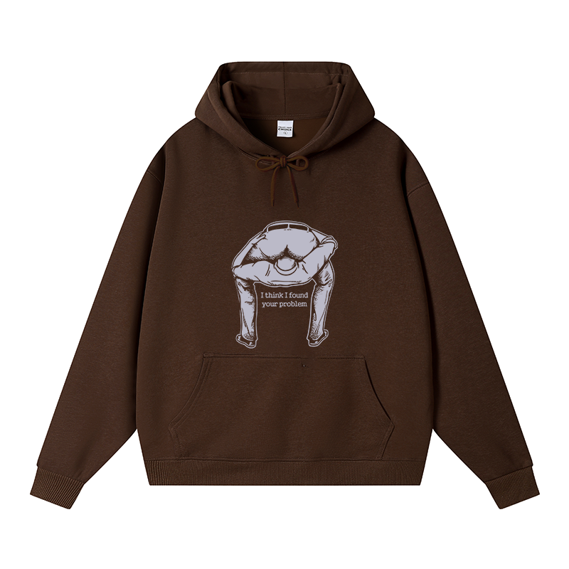 Tokyocanvas I Found Your Problem Fleece Lined Hoodie
