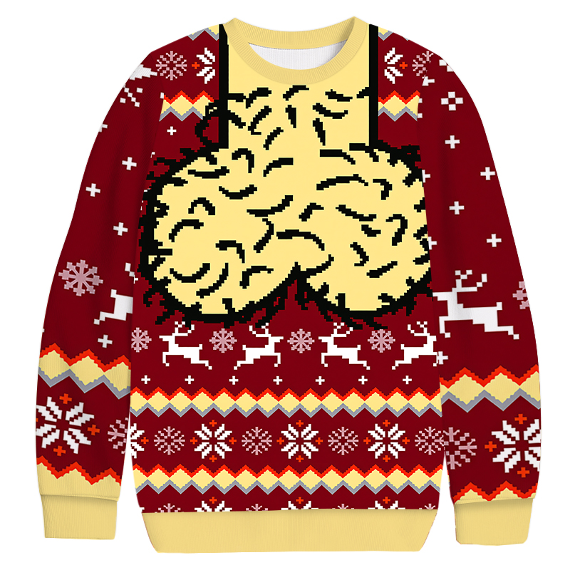 Tokyocanvas Hilarious Naughty Christmas Ugly Sweatshirt