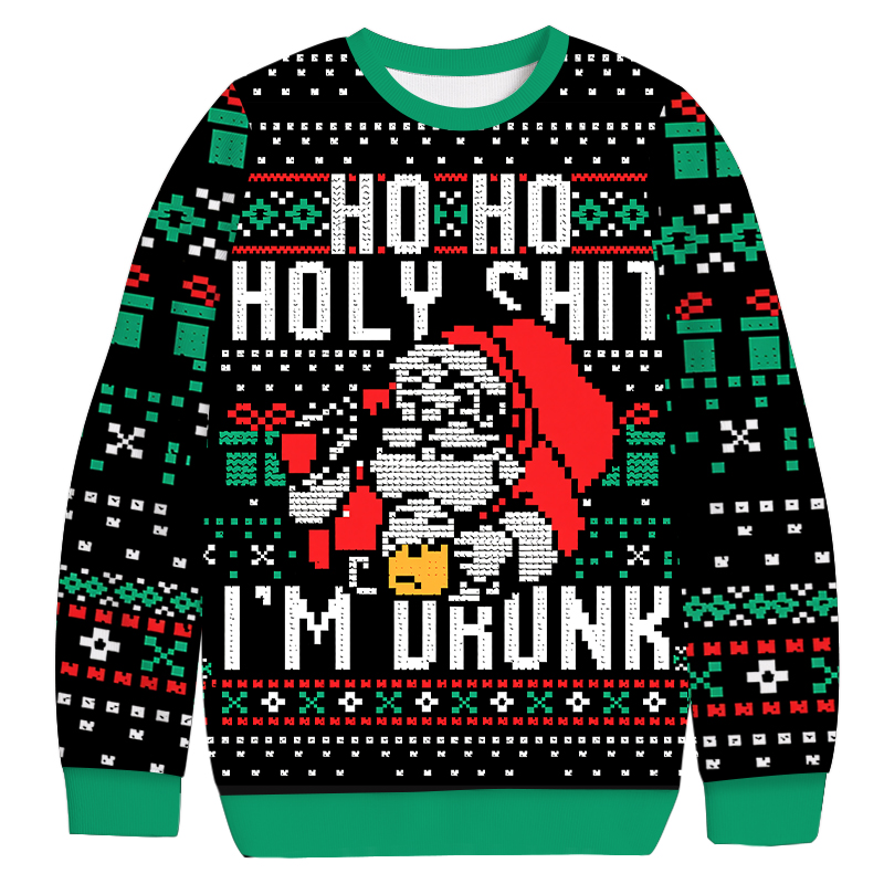 Tokyocanvas Santa Claus Christmas Ugly Sweatshirt