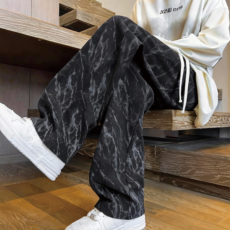 Tokyocanvas Tie-Dye Fleece Sweatpants