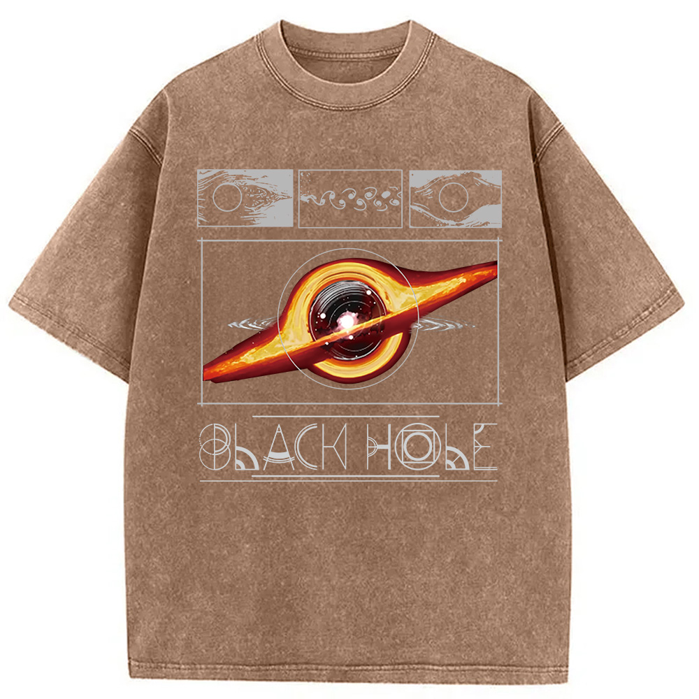 Tokyocanvas Universe Fade Washed T-Shirt