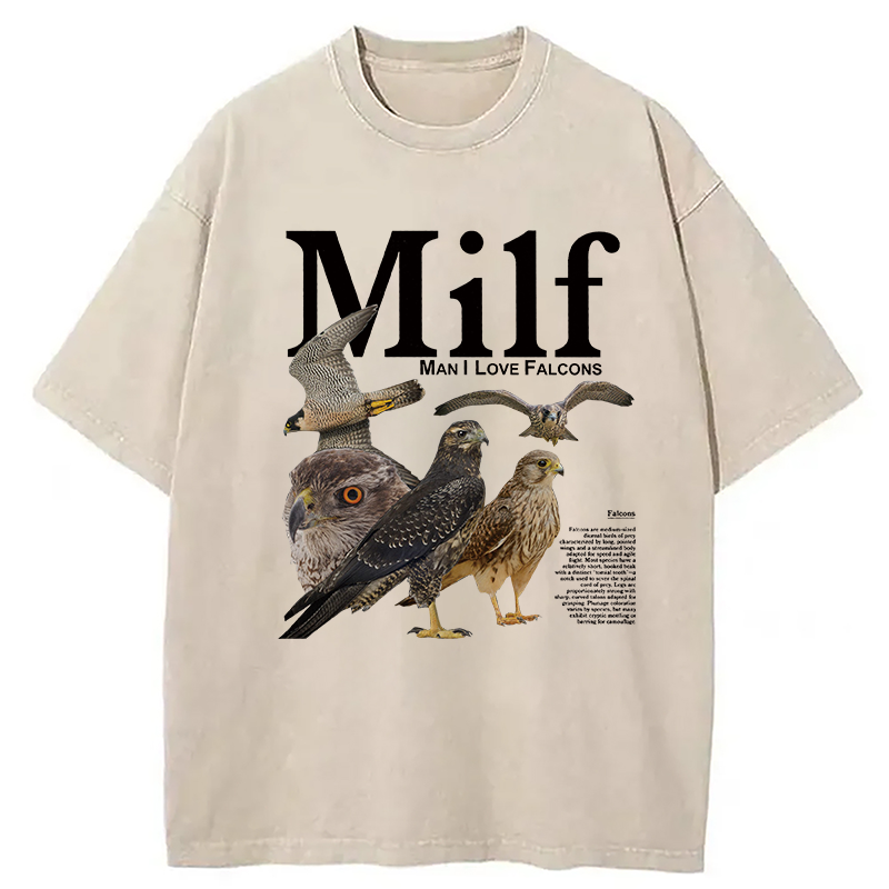 Tokyocanvas Man I Love Falcons Washed T-Shirt