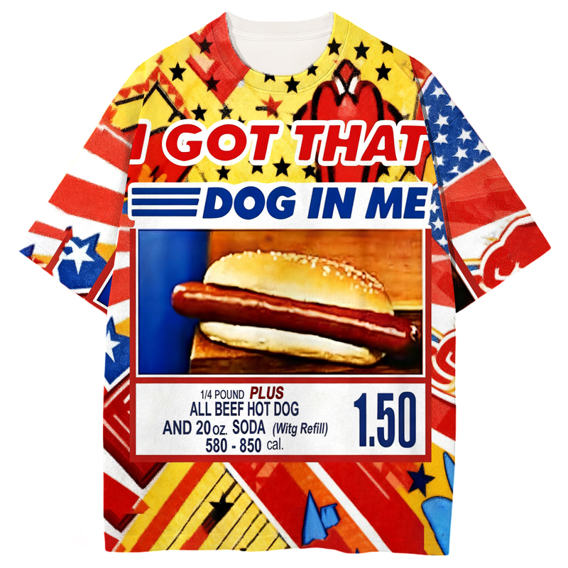 Tokyocanvas I Got That Dog Graphic Print T-shirt