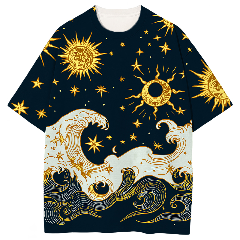 Tokyocanvas Celestial Graphic Print T-shirt