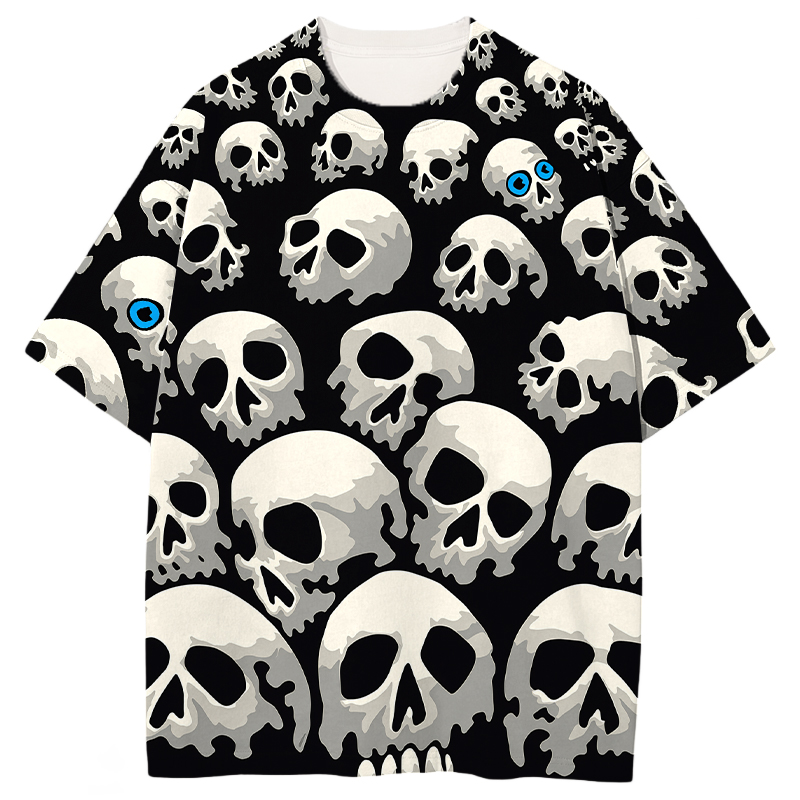 Tokyocanvas Fantasy Son of Skulls Graphic Print T-shirt