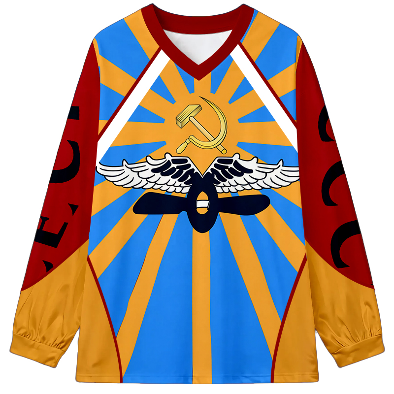 Tokyocanvas Working Class Long Sleeve Graphic Print T-Shirt