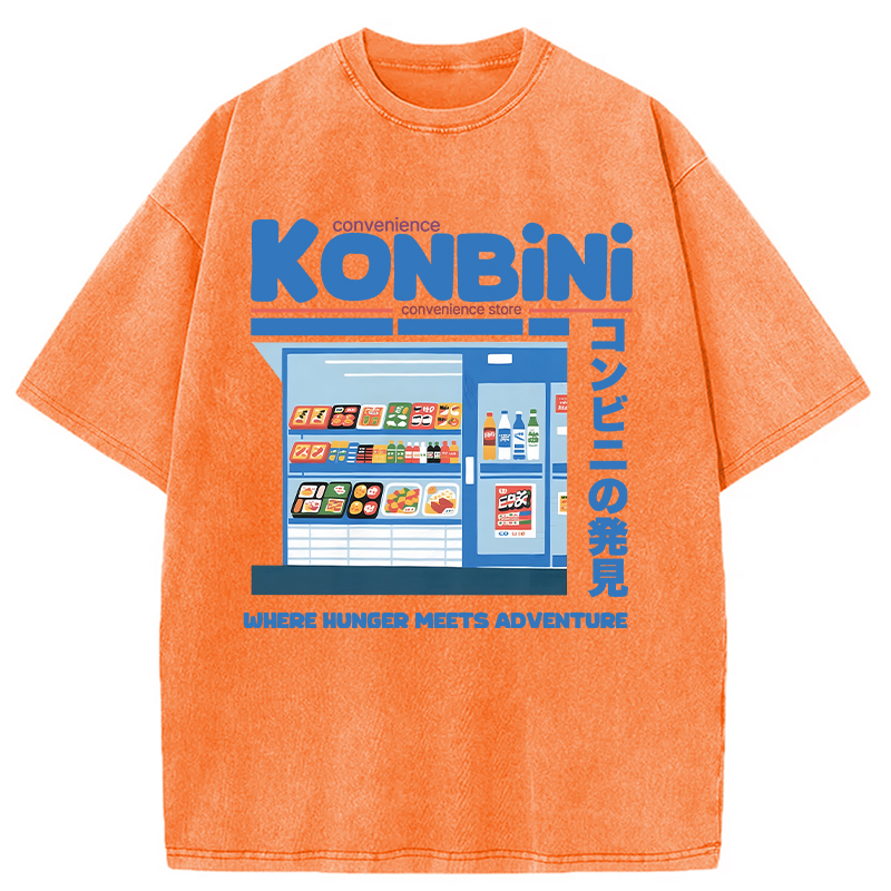 Tokyocanvas Japan Convenience Store Washed T-Shirt