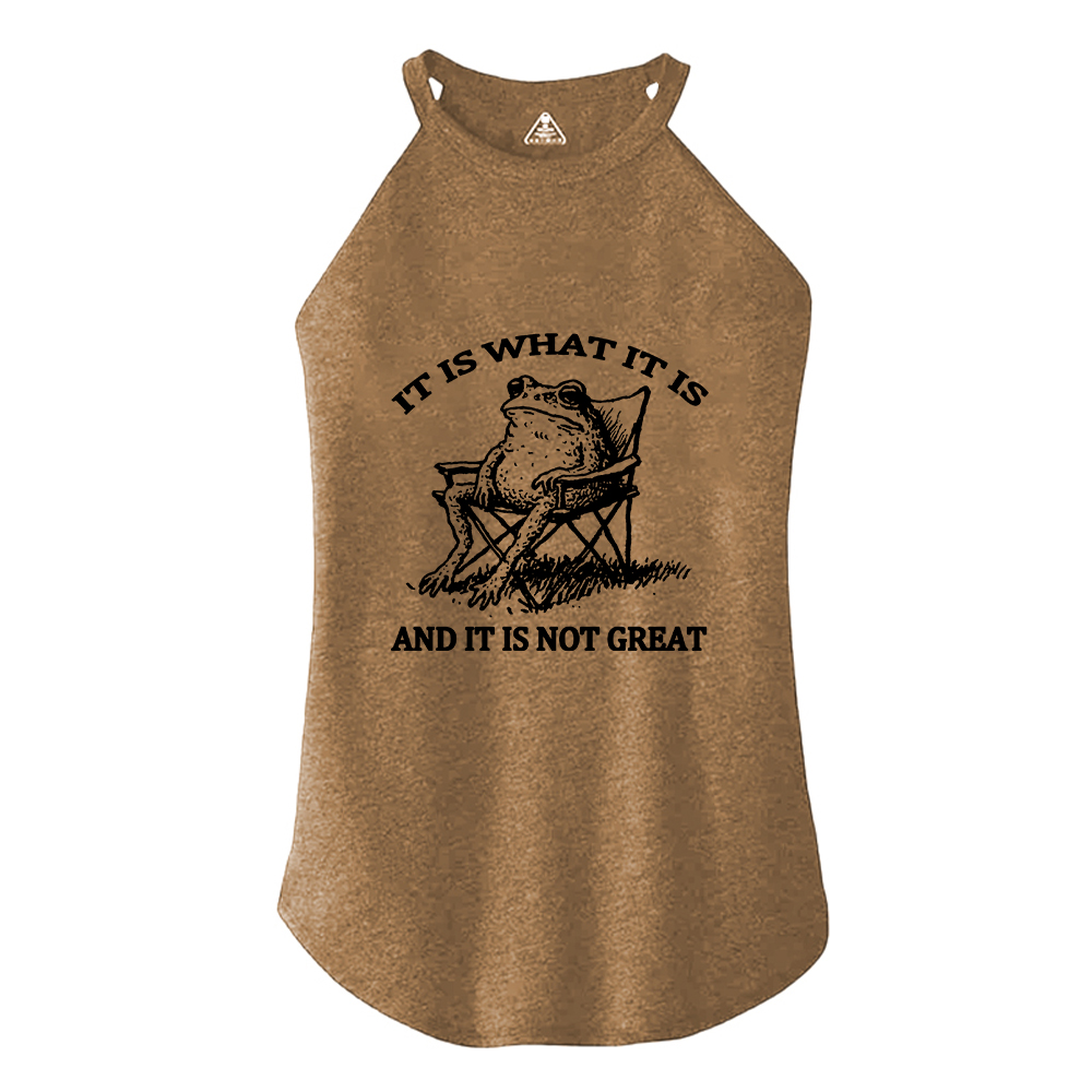 Tokyocanvas Resting Frog Funny Cotton Tank