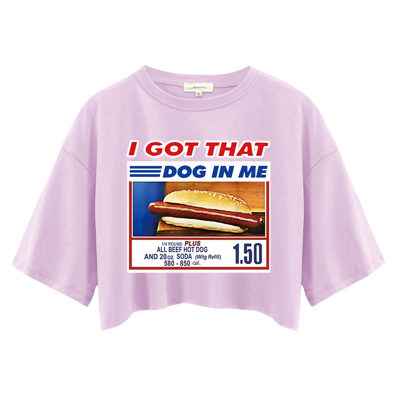 Tokyocanvas I Got That Dog In Me Crop Top